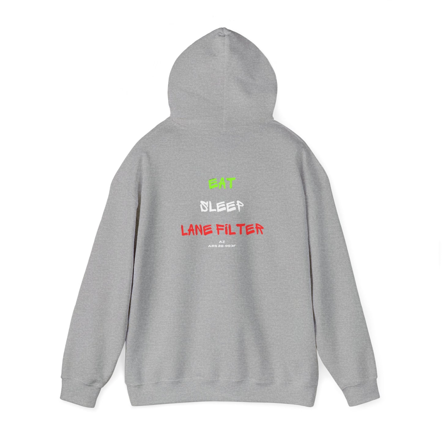 Eat Sleep Lane Filter Hoodie