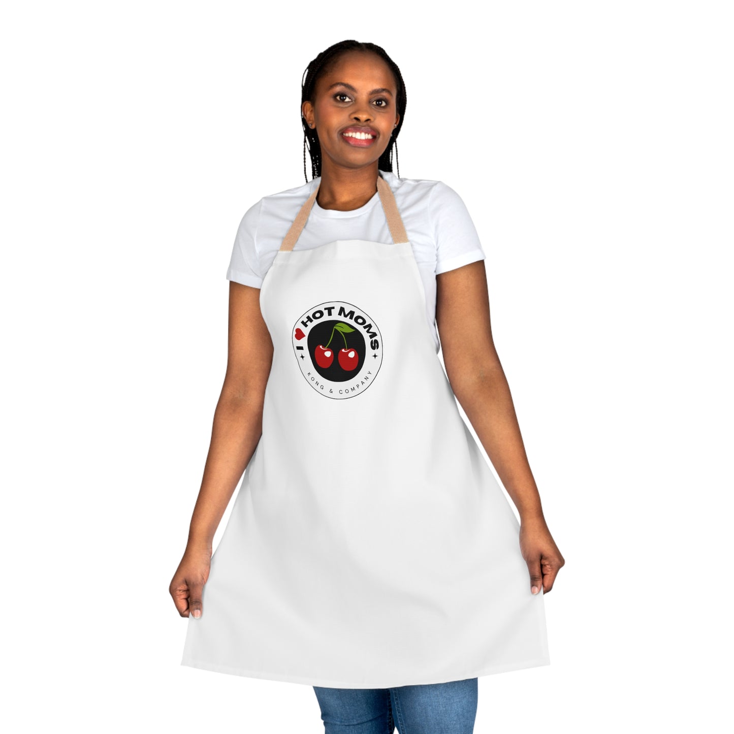 I <3 Hot Moms Apron