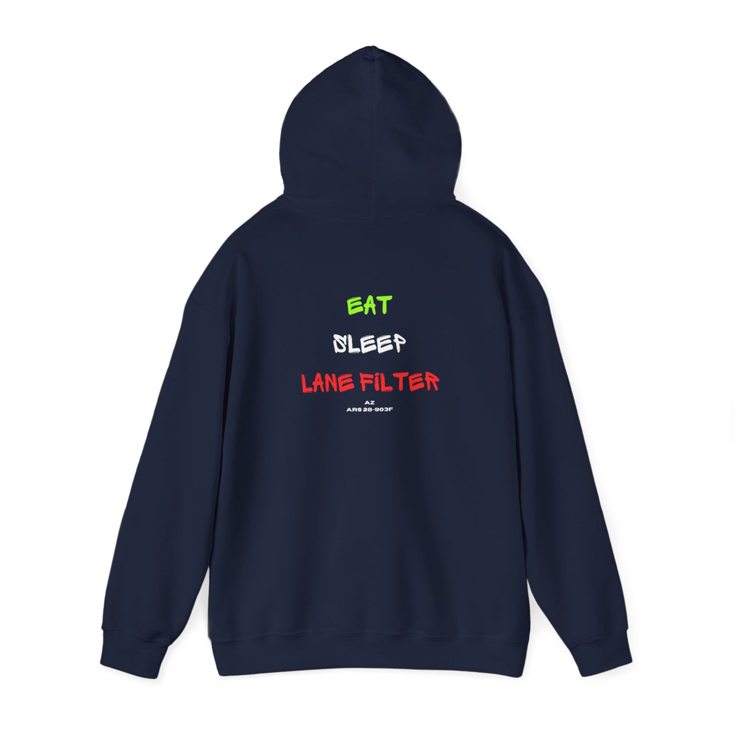 Eat Sleep Lane Filter Hoodie