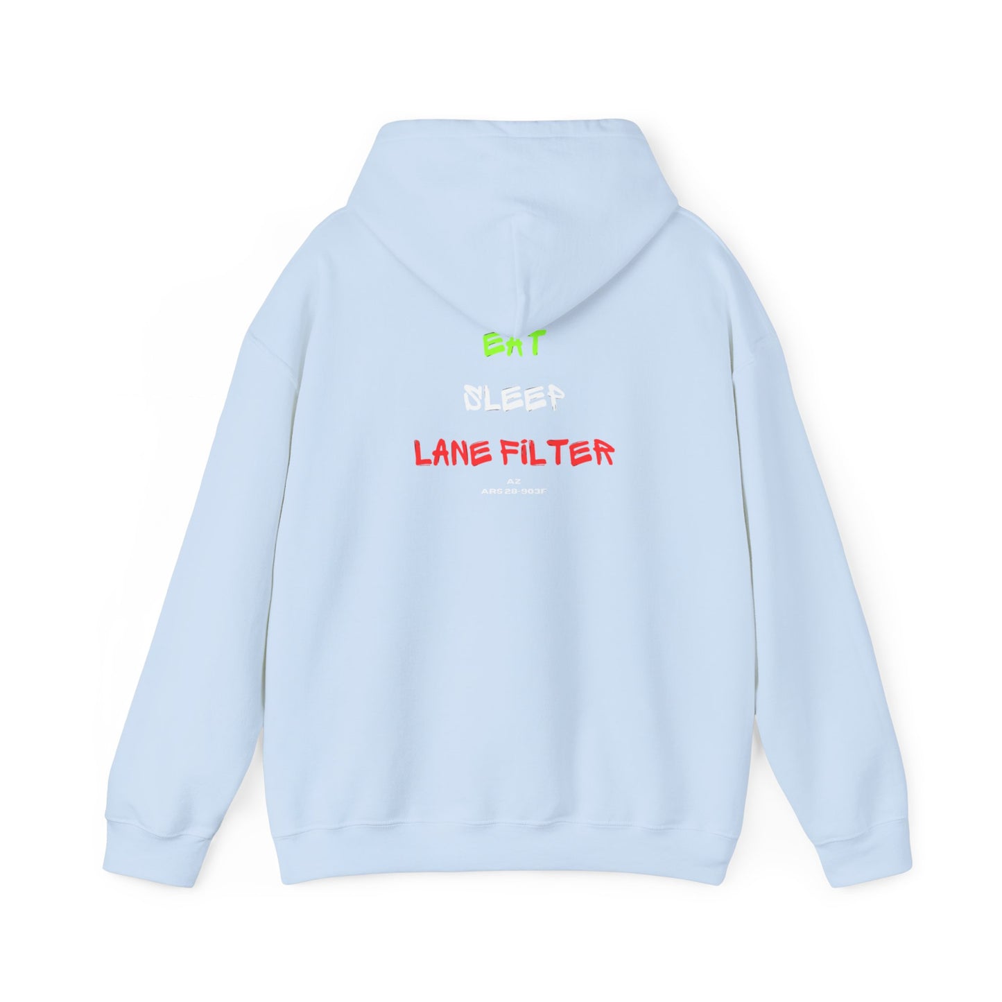 Eat Sleep Lane Filter Hoodie