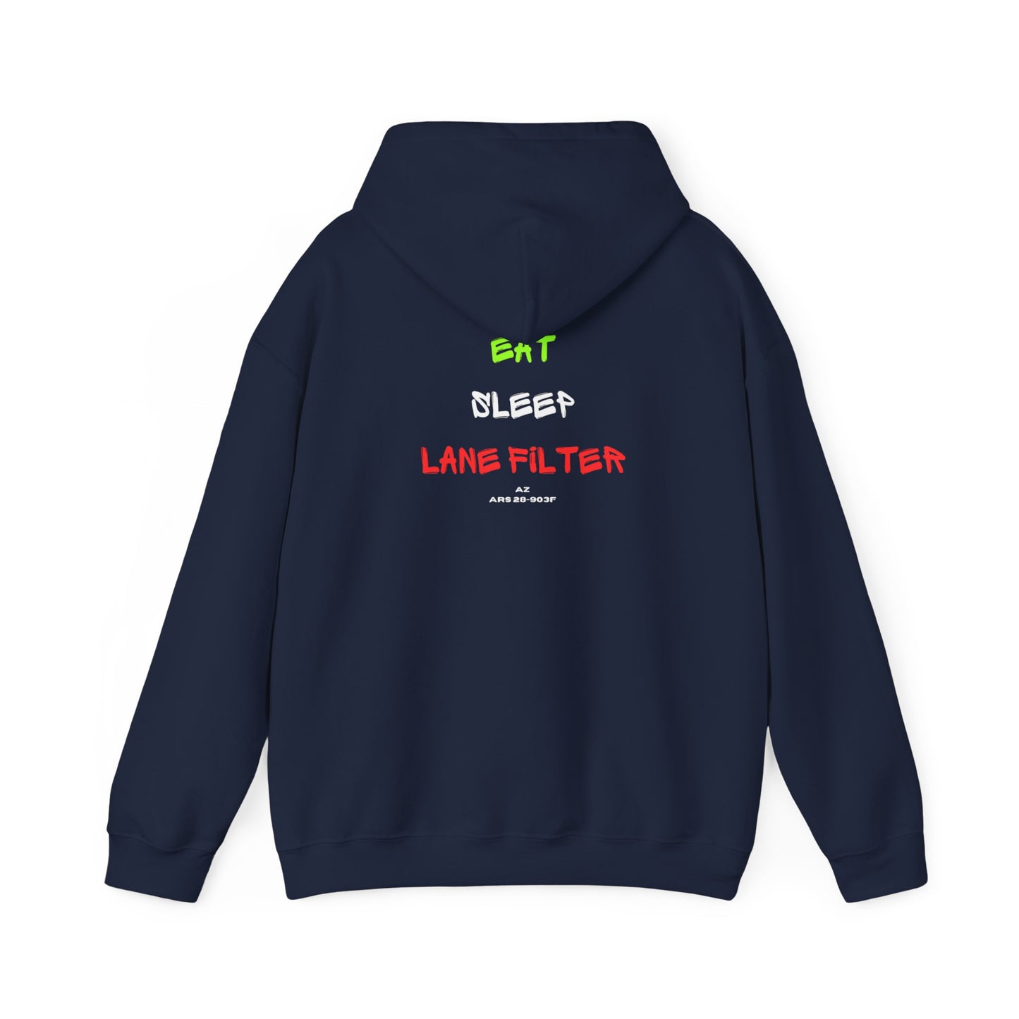 Eat Sleep Lane Filter Hoodie