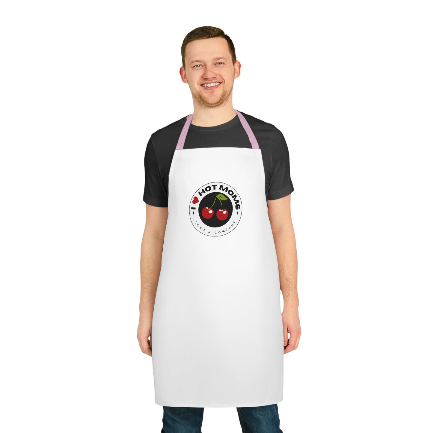 I <3 Hot Moms Apron