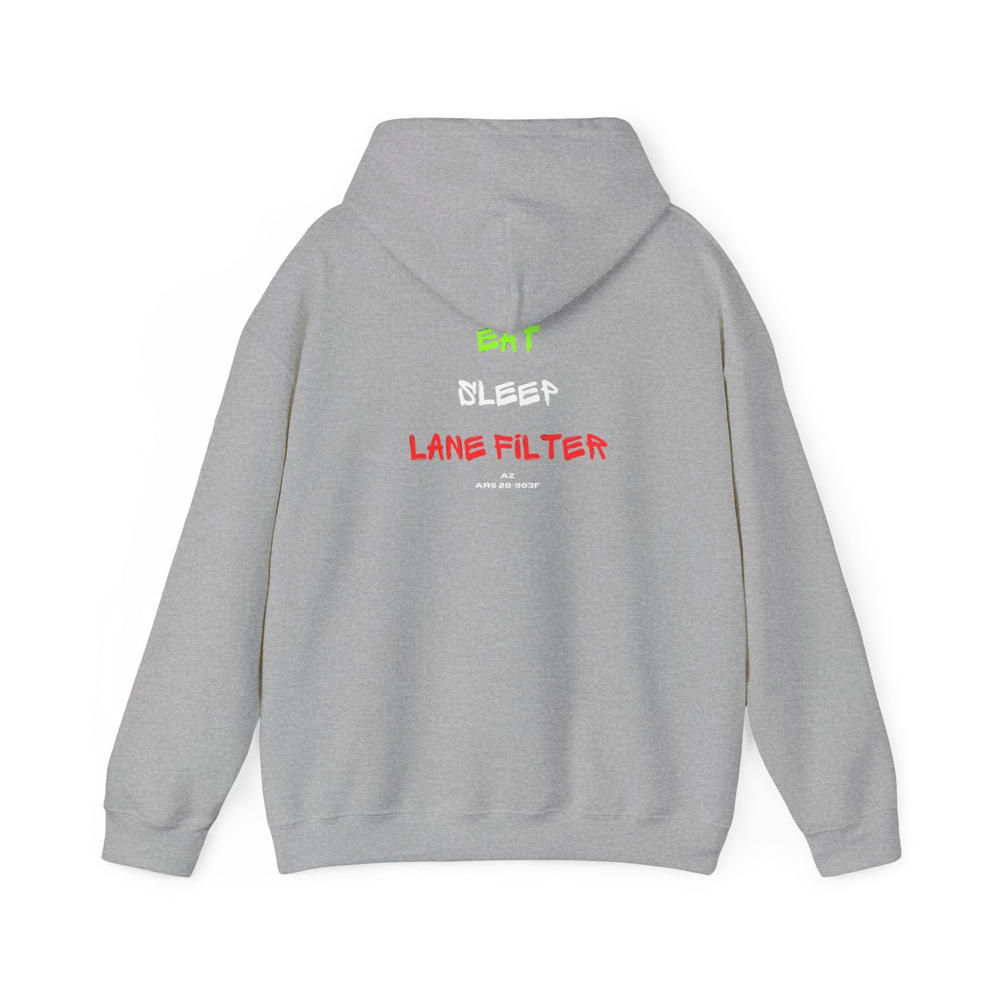 Eat Sleep Lane Filter Hoodie