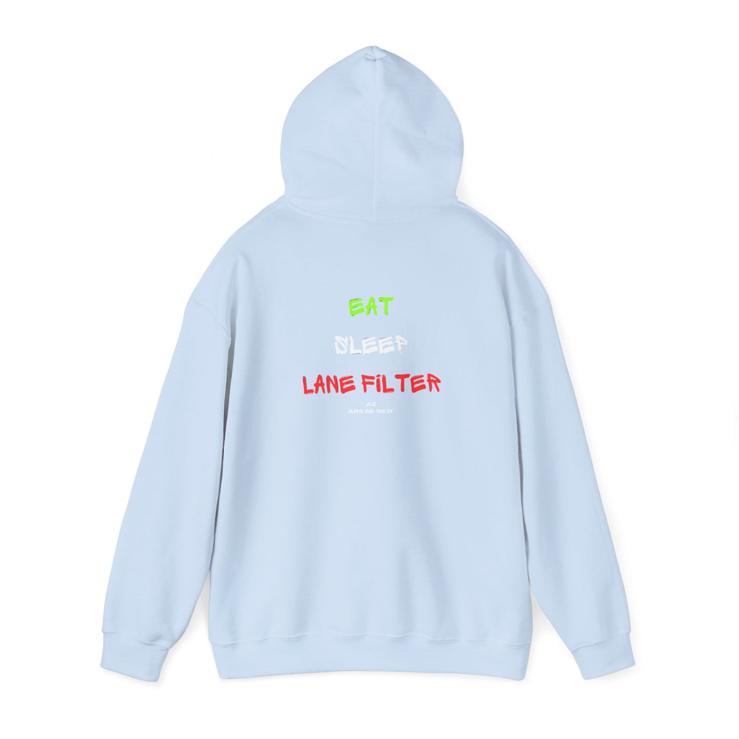 Eat Sleep Lane Filter Hoodie